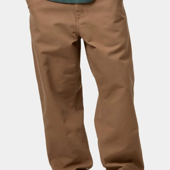 Carhartt Brown Single Knee Pant--- Hamilton Brown (rinsed) - Picture 4 of 8